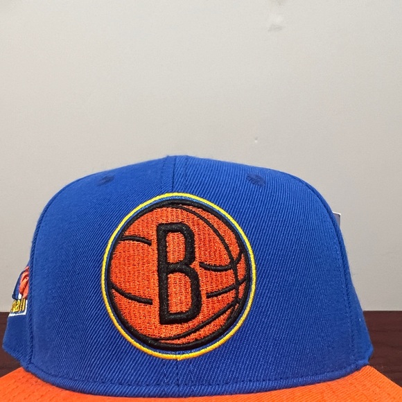 Pro Standard, Snapback Hat, Brooklyn Nets, Blue & Orange - Picture 2 of 12